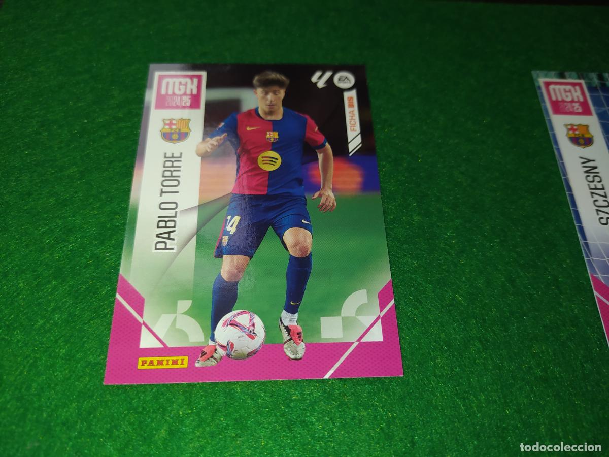 Football Stickers: EDICION LIMITADA MGK 2024 2025 FICHA BIS PABLO TORRE FC BARCELONA