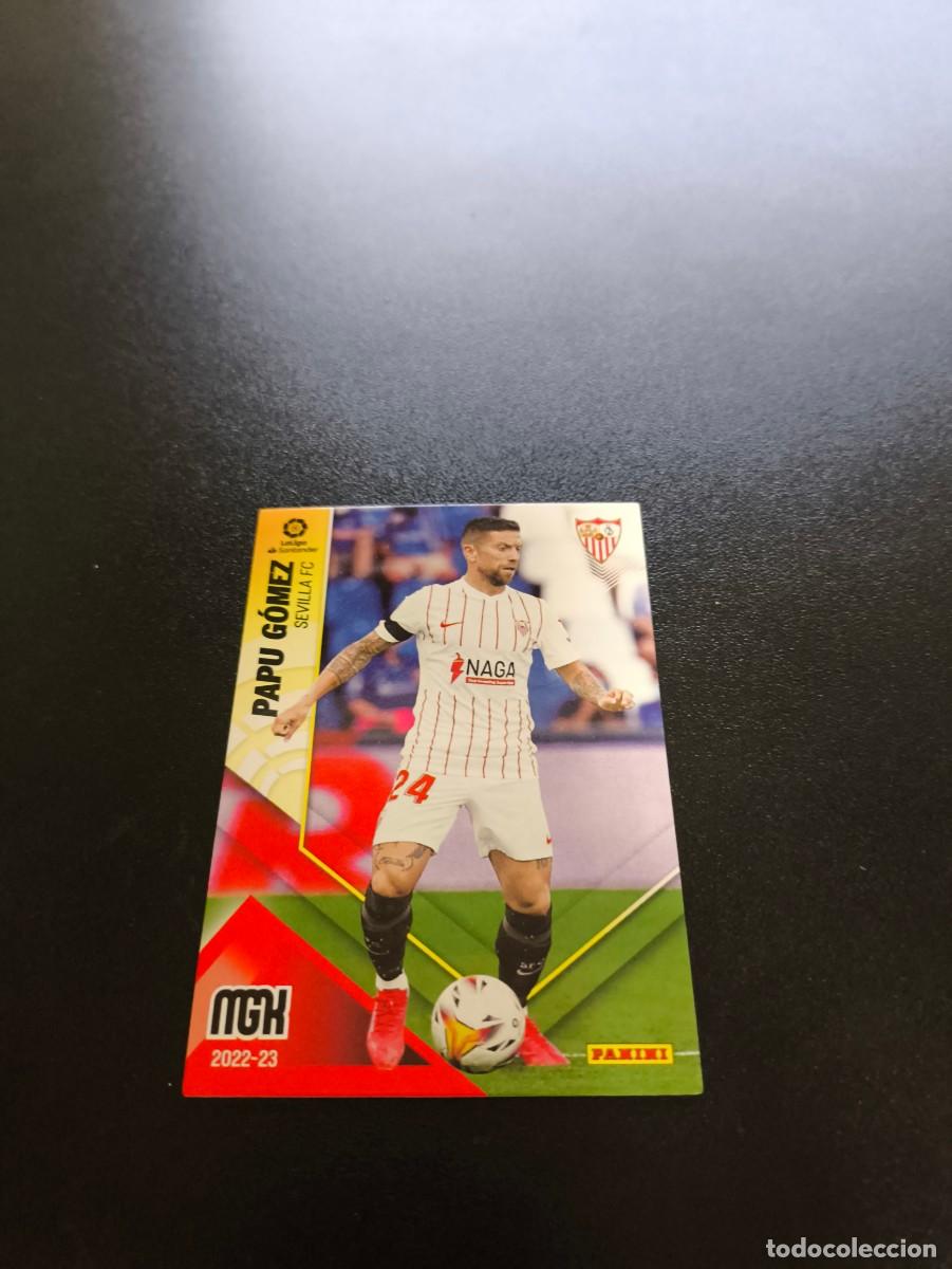 Football Stickers: 310 Papu G&oacute;mez SEVILLA PANINI LIGA MEGACRACKS MGK 2022 2023 22 23 NO ESTE ADRENALYN