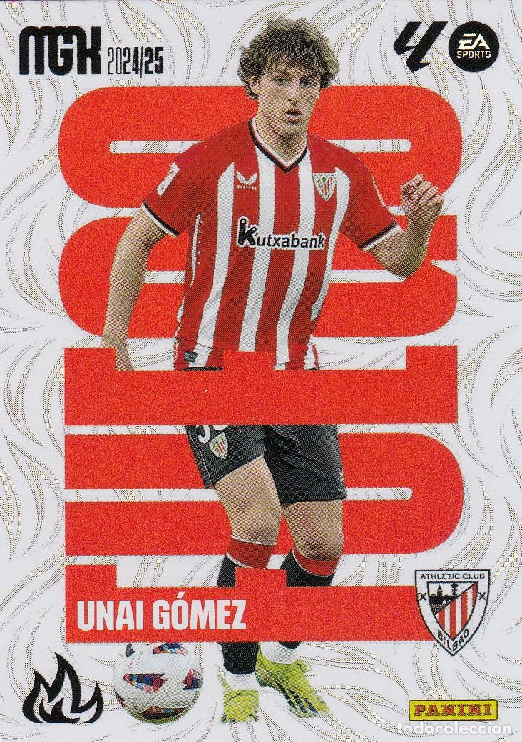 Football Stickers: MGK 2024-25 * UNAI G&Oacute;MEZ N&ordm; 387 - FUEGO* (NUEVO DE SOBRE) (A-3)