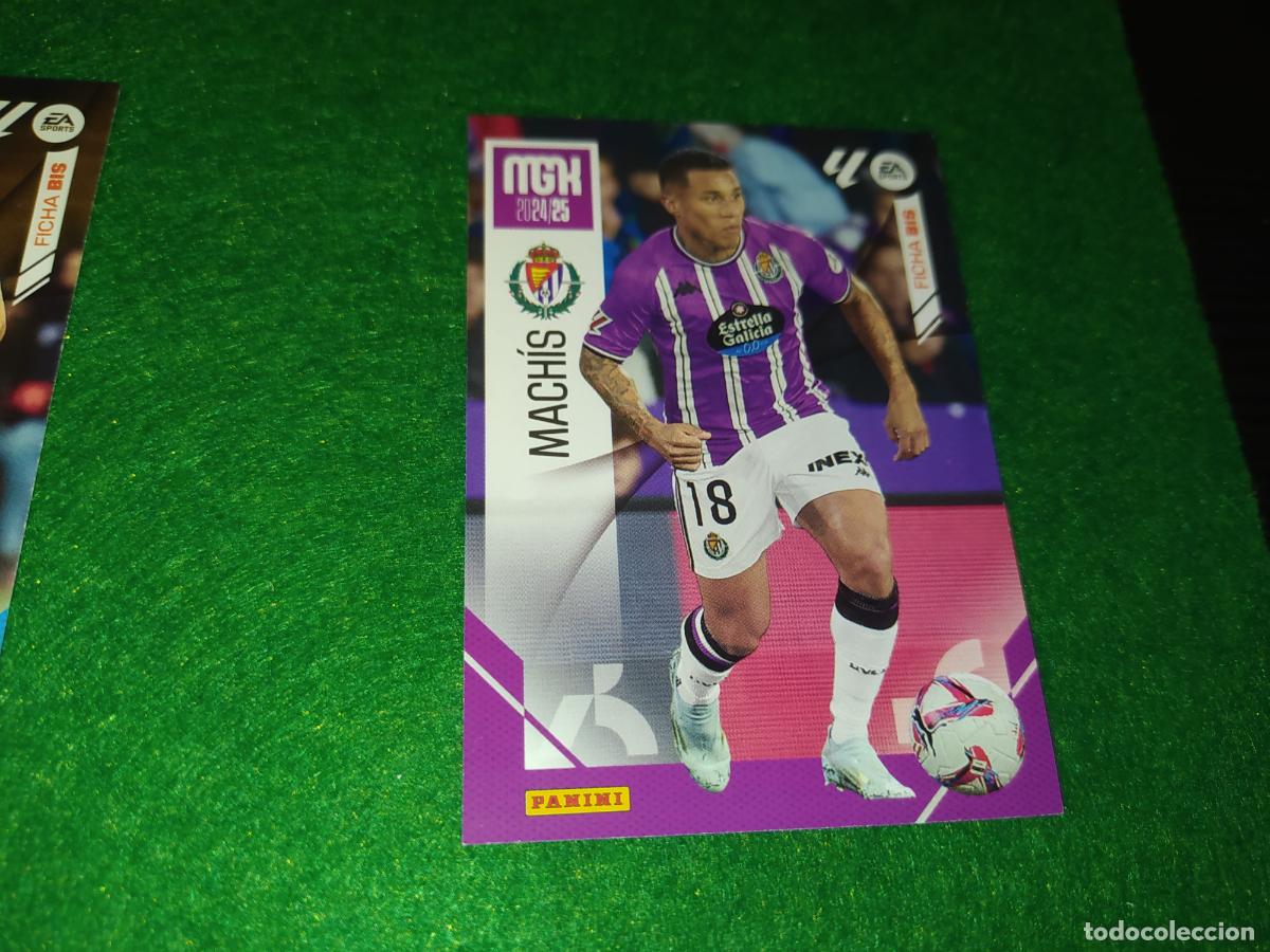 Football Stickers: EDICION LIMITADA MGK 2024 2025 FICHA BIS MACHIS REAL VALLADOLID