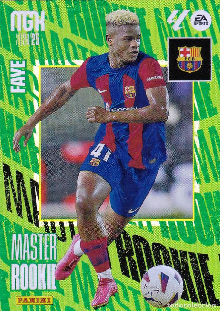 Football Stickers: MGK 2024-25 * FAYE N&ordm; 411 - MASTER ROOKIE * (NUEVO DE SOBRE) (A-3)