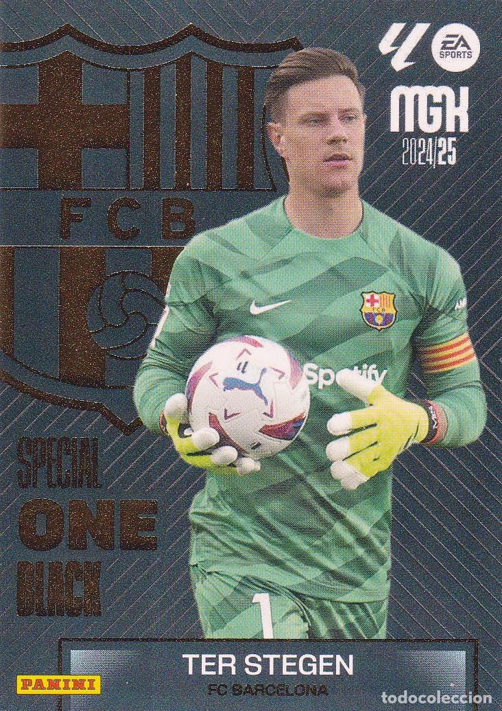 Football Stickers: MGK 2024-25 * TER STEGEN - SPECIAL ONE BLACK * (NUEVO DE SOBRE) (A-3)