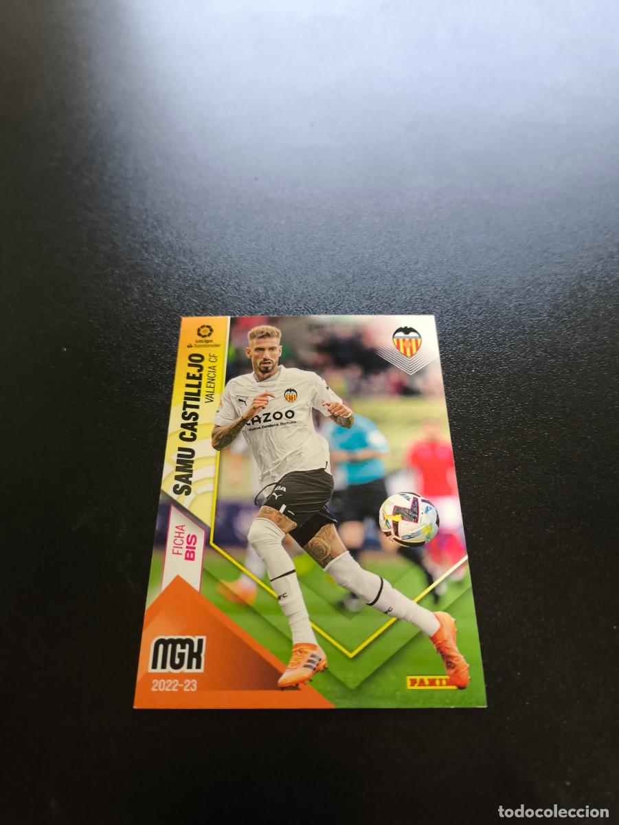 Cromos de f&uacute;tbol: 330 BIS Samu Castillejo VALENCIA PANINI LIGA MEGACRACKS MGK 2022 2023 22 23 NO ESTE ADRENALYN