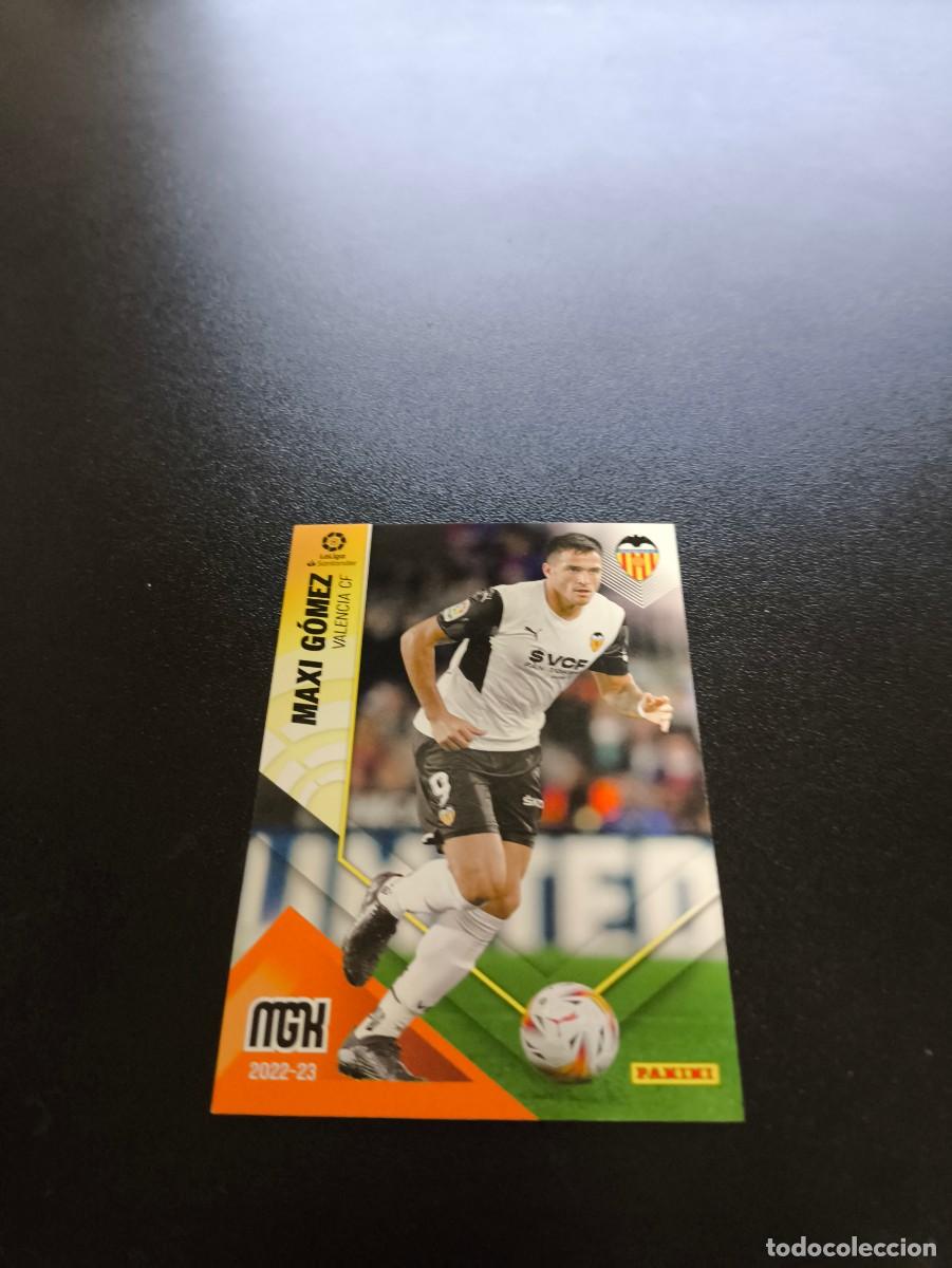 Cromos de f&uacute;tbol: 333 Maxi G&oacute;mez VALENCIA PANINI LIGA MEGACRACKS MGK 2022 2023 22 23 NO ESTE ADRENALYN