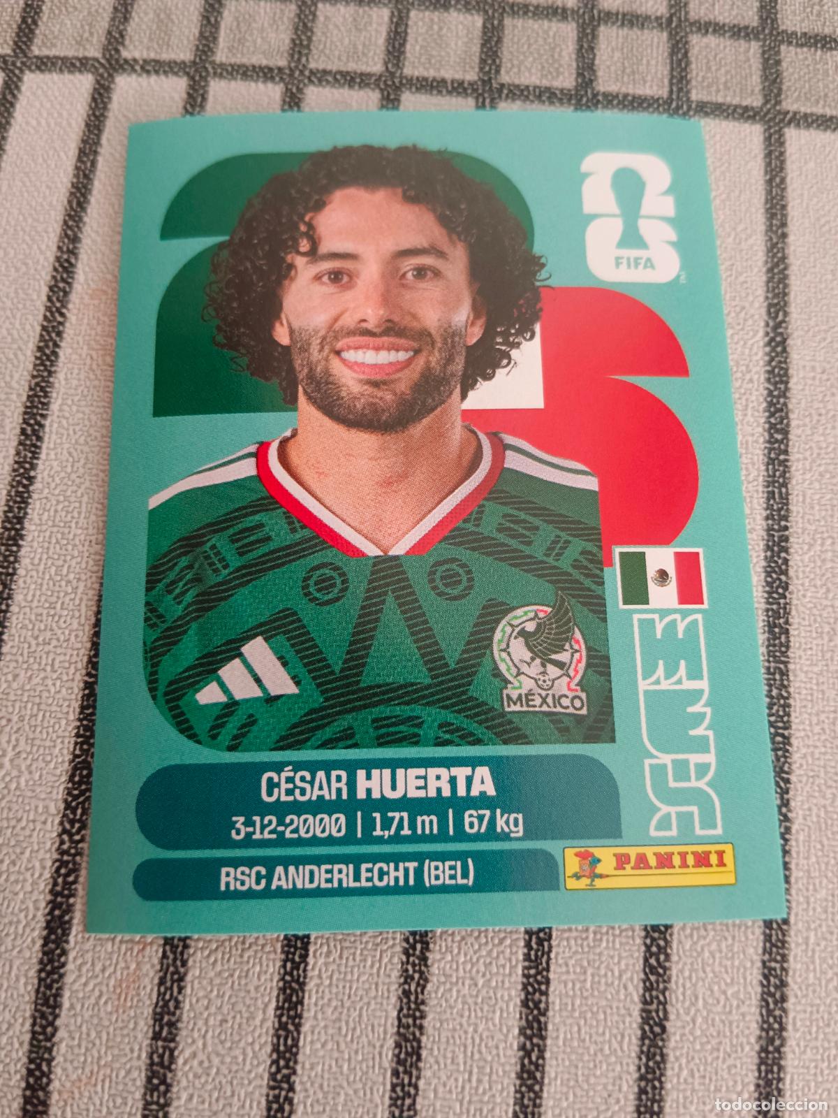 Cromos de Futebol: MUNDIAL 2026 ESTADOS UNIDOS USA MEXICO MEJICO CANADA MEX 20 MEX20 CESAR HUERTA MEXICO FIFA
