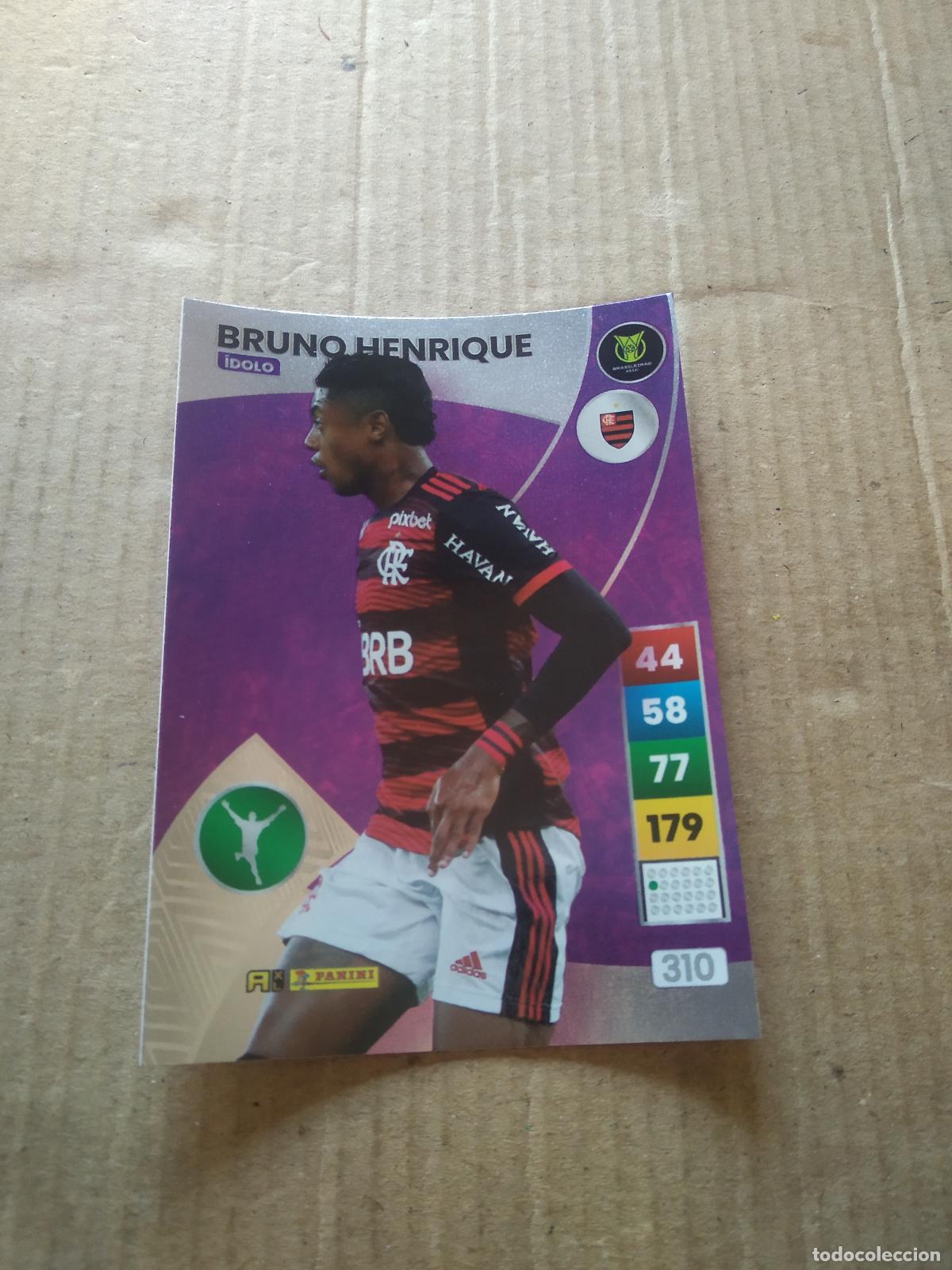 Cromos de f&uacute;tbol: 310 BRUNO HENRIQUE FLAMENGO CROMO FUTBOL PANINI ADRENALYN LIGA BRASIL 2023 BRASILEIRAO