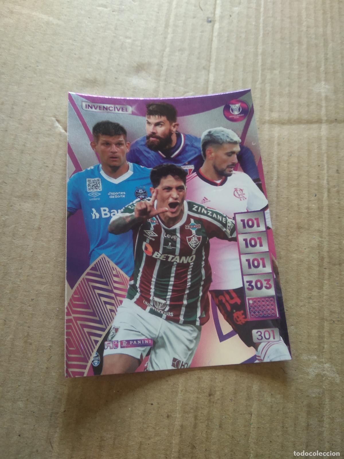 Cromos de f&uacute;tbol: 301 INVENCIBLE CROMO FUTBOL PANINI ADRENALYN LIGA BRASIL 2023 BRASILEIRAO