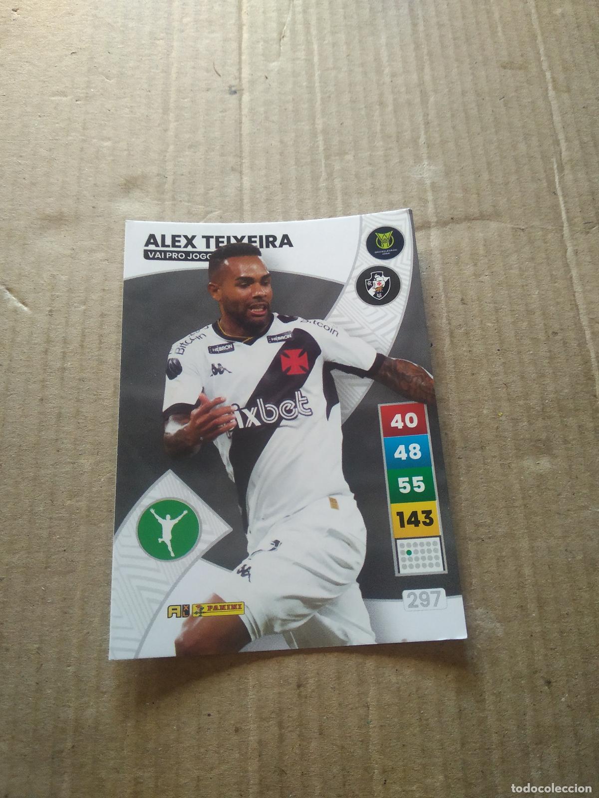 Cromos de f&uacute;tbol: 297 ALEX TEIXEIRA VASCO DA GAMA CROMO FUTBOL PANINI ADRENALYN LIGA BRASIL 2023 BRASILEIRAO