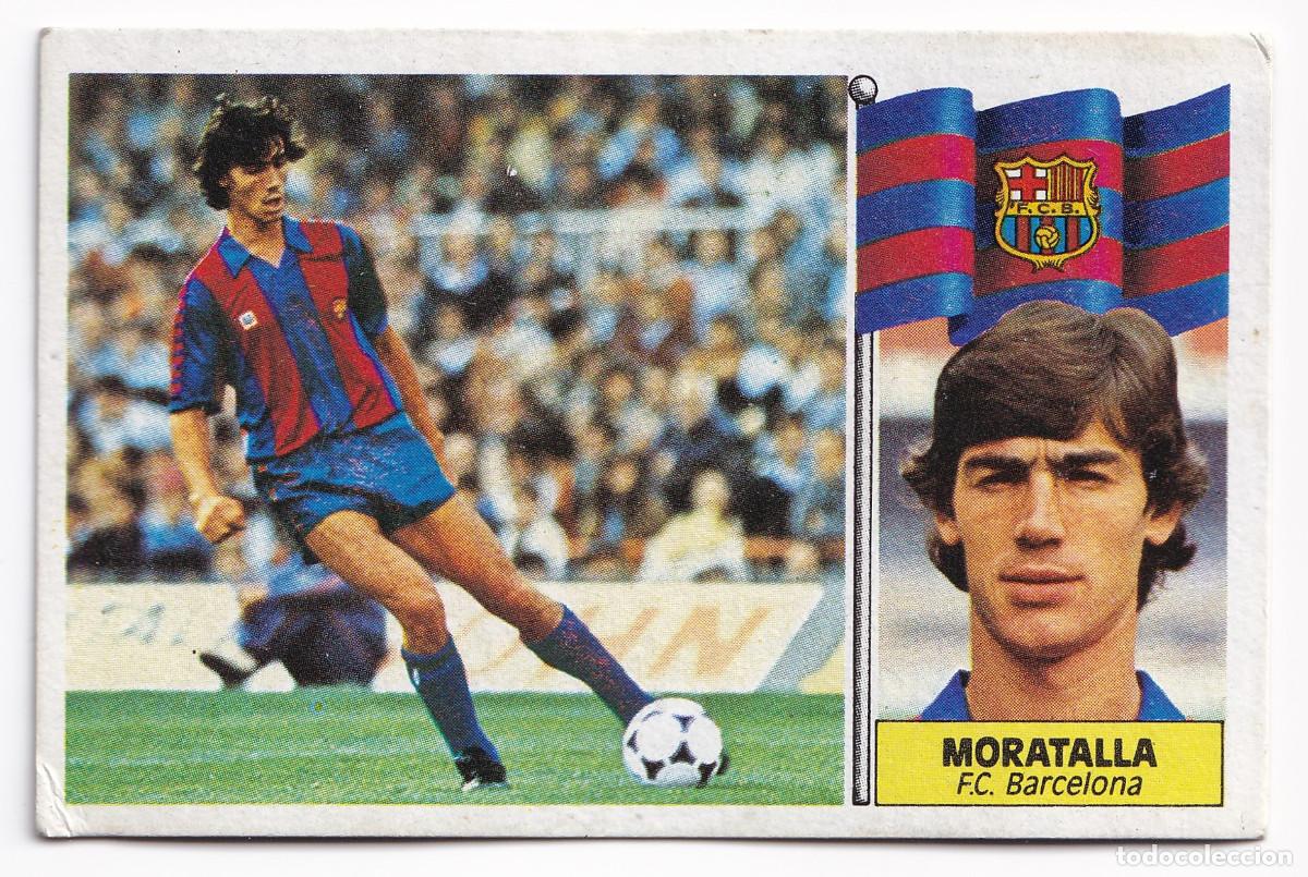Cartes &agrave; collectionner de Football: Cromo f&uacute;tbol Moratalla Barcelona liga 1986 1987 Ediciones Este