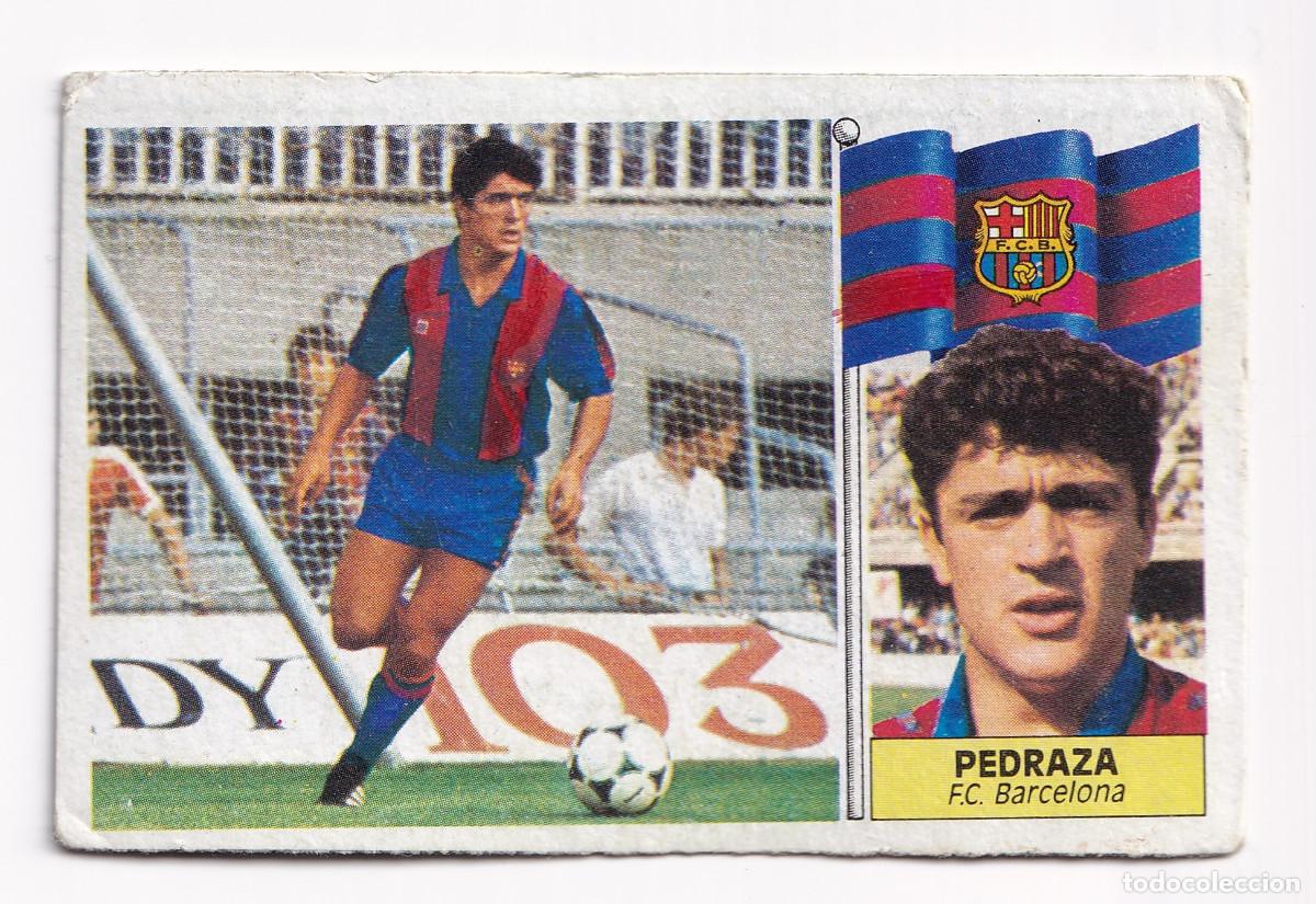 Cartes &agrave; collectionner de Football: Cromo f&uacute;tbol Pedraza Barcelona liga 1986 1987 Ediciones Este