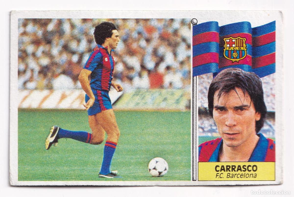 Cartes &agrave; collectionner de Football: Cromo f&uacute;tbol Carrasco Barcelona liga 1986 1987 Ediciones Este