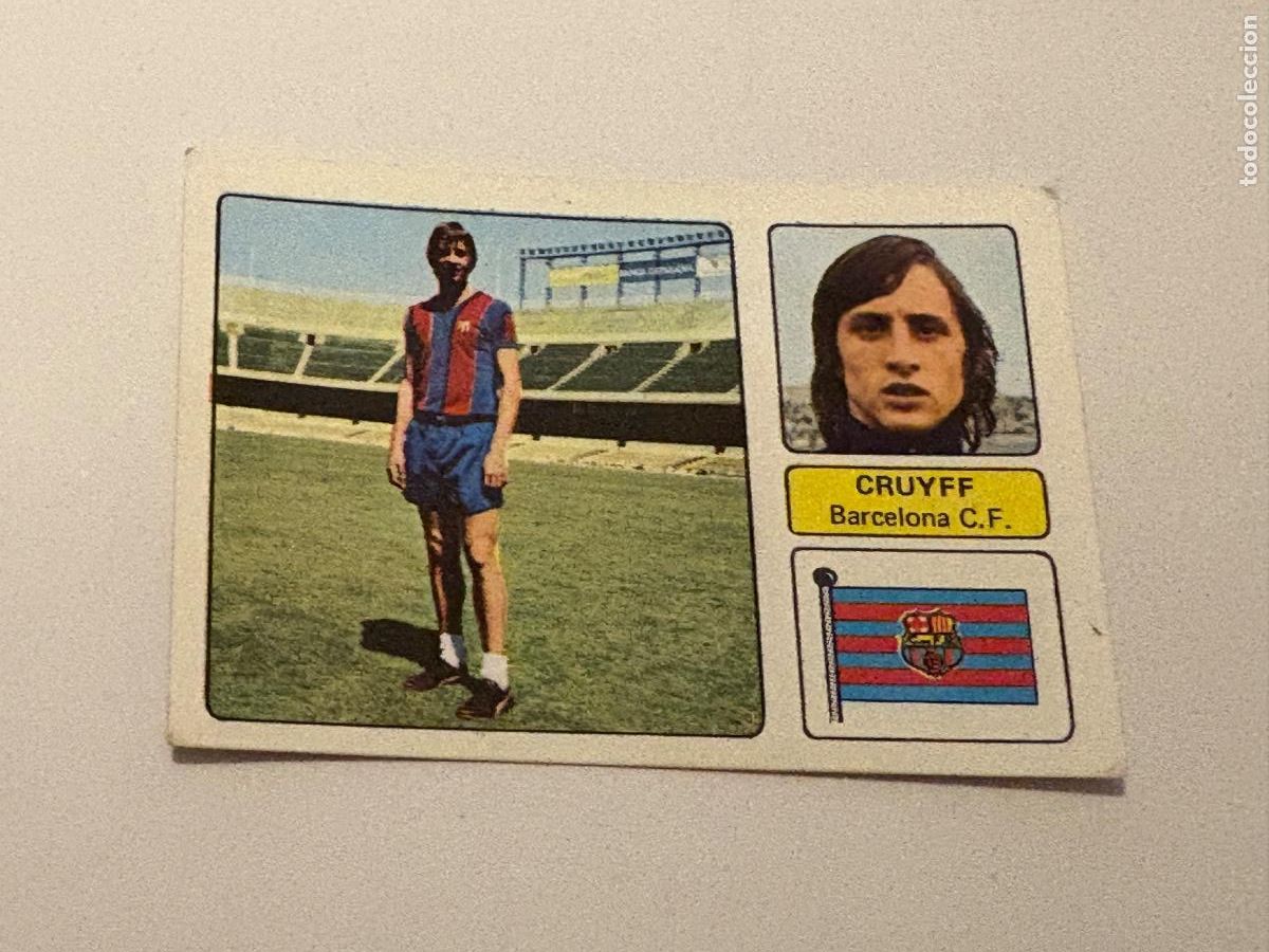 Cartes &agrave; collectionner de Football: 22. BARCELONA JOHAN CRUYFF FICHAJE 15 FHER 1973-1974 73-74 SIN PEGAR