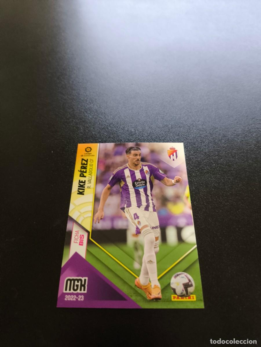 Cromos de f&uacute;tbol: 343 BIS Kike P&eacute;rez VALLADOLID PANINI LIGA MEGACRACKS MGK 2022 2023 22 23 NO ESTE ADRENALYN