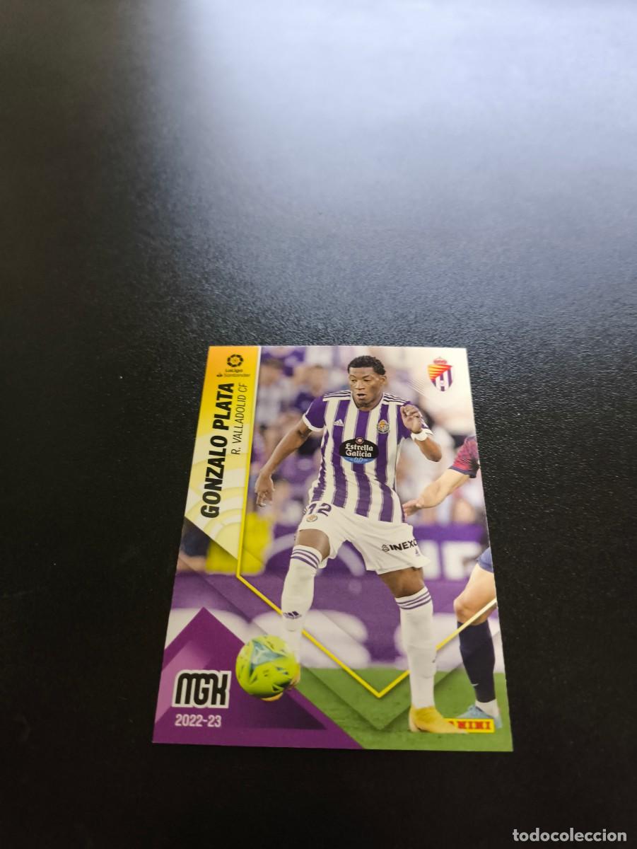Cromos de f&uacute;tbol: 348 Gonzalo Plata VALLADOLID PANINI LIGA MEGACRACKS MGK 2022 2023 22 23 NO ESTE ADRENALYN