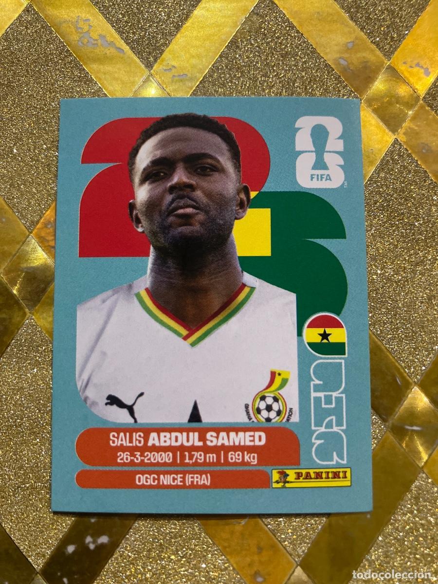 Cromos de f&uacute;tbol: CROMO DE F&Uacute;TBOL NUMERO GHA 11 SALIS ABDUL GHANA MUNDIAL 2026 MEXICO-EEUU-CANADA PANINI !