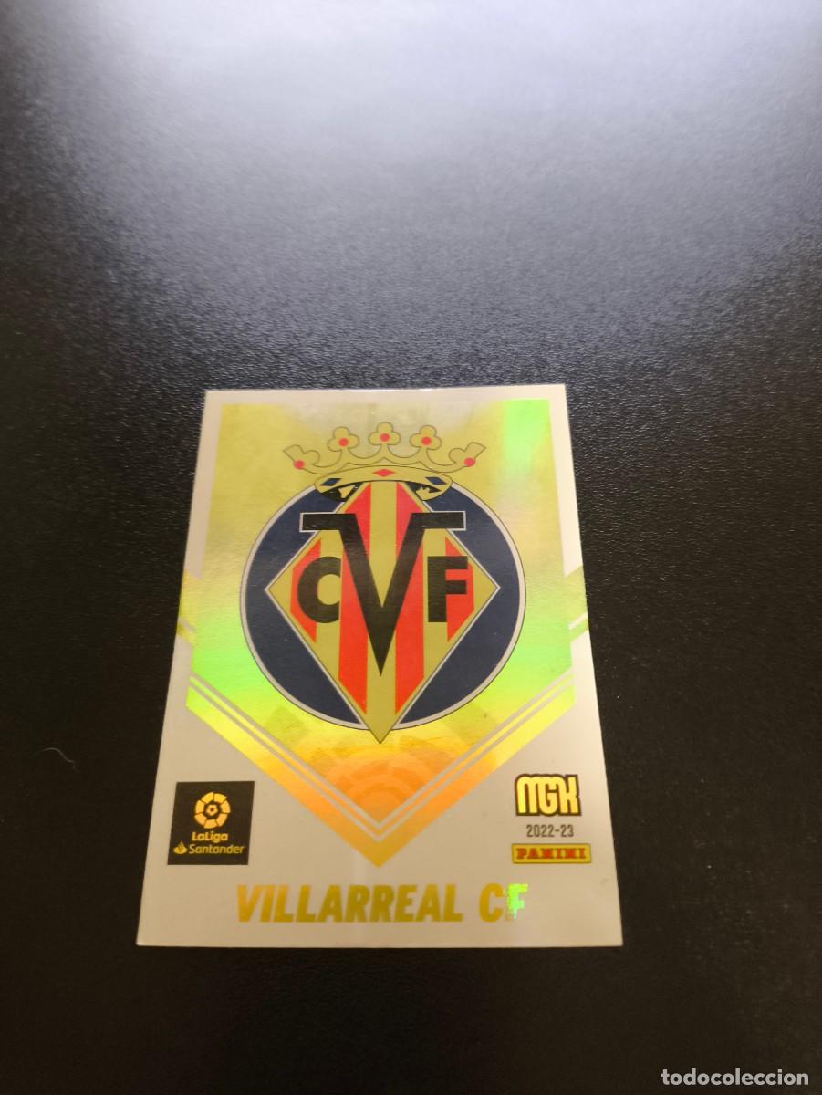 Cromos de f&uacute;tbol: 352 Escudo VILLARREAL PANINI LIGA MEGACRACKS MGK 2022 2023 22 23 NO ESTE ADRENALYN