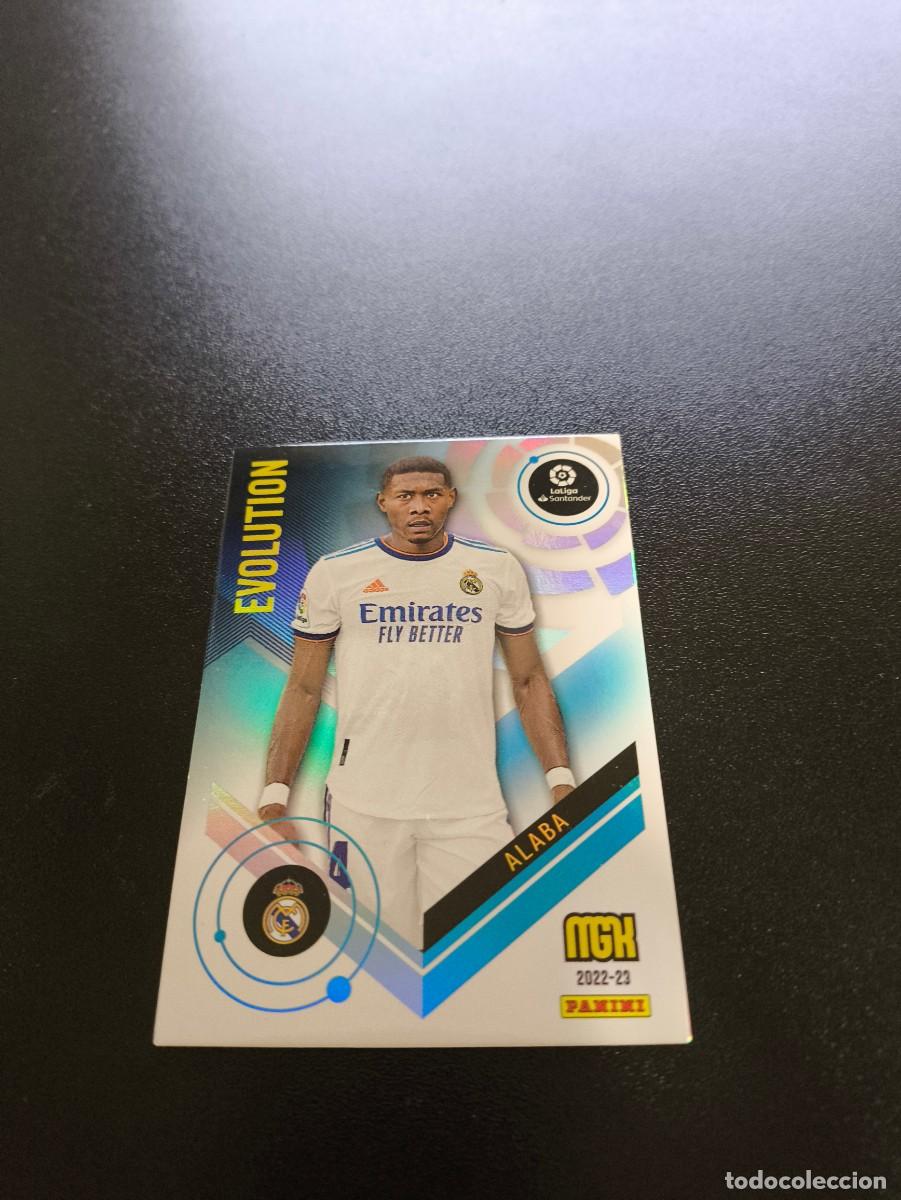 Cromos de f&uacute;tbol: 370 David Alaba REAL MADRID EVOLUTION PANINI LIGA MEGACRACKS MGK 2022 2023 22 23 NO ESTE ADRENALYN