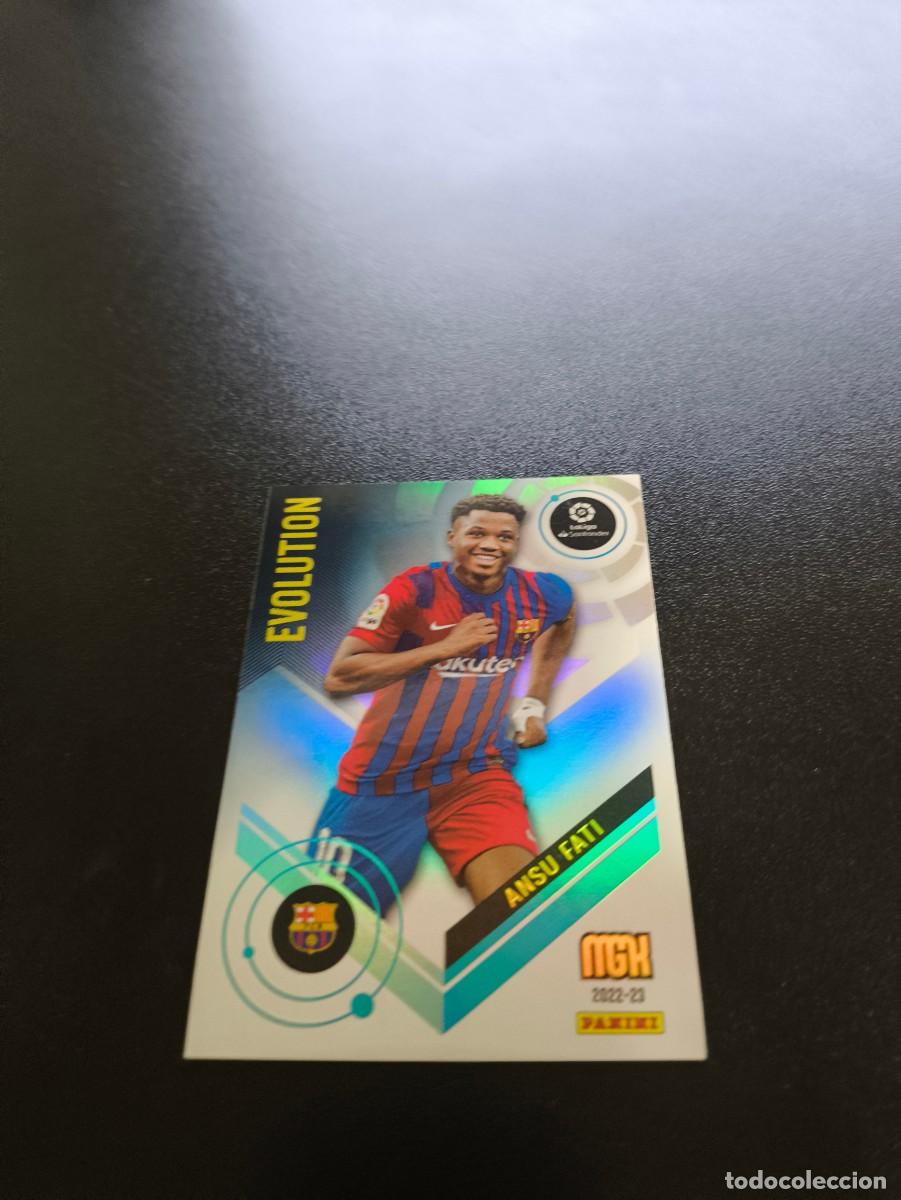 Cromos de f&uacute;tbol: 371 Ansu Fati BARCELONA EVOLUTION PANINI LIGA MEGACRACKS MGK 2022 2023 22 23 NO ESTE ADRENALYN