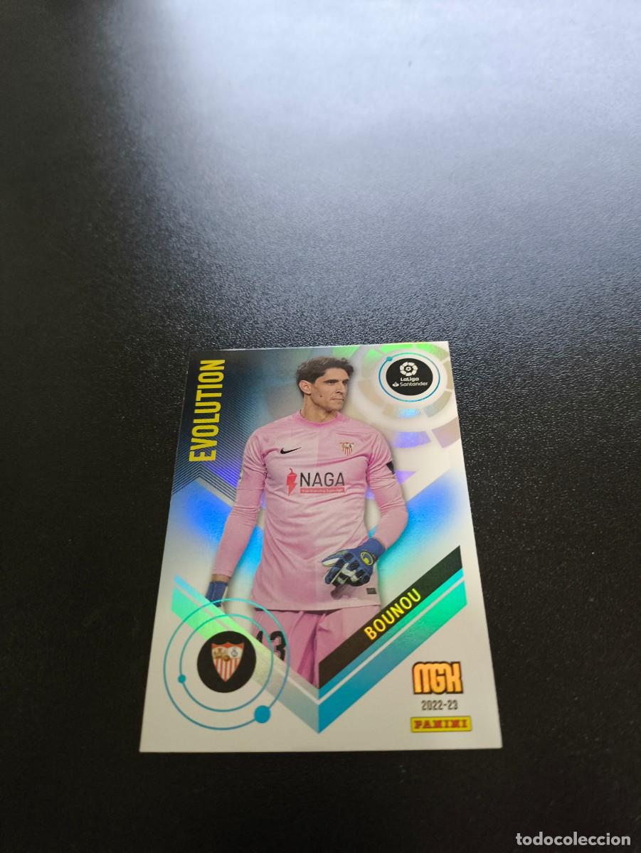 Cromos de f&uacute;tbol: 375 Bounou SEVILLA EVOLUTION PANINI LIGA MEGACRACKS MGK 2022 2023 22 23 NO ESTE