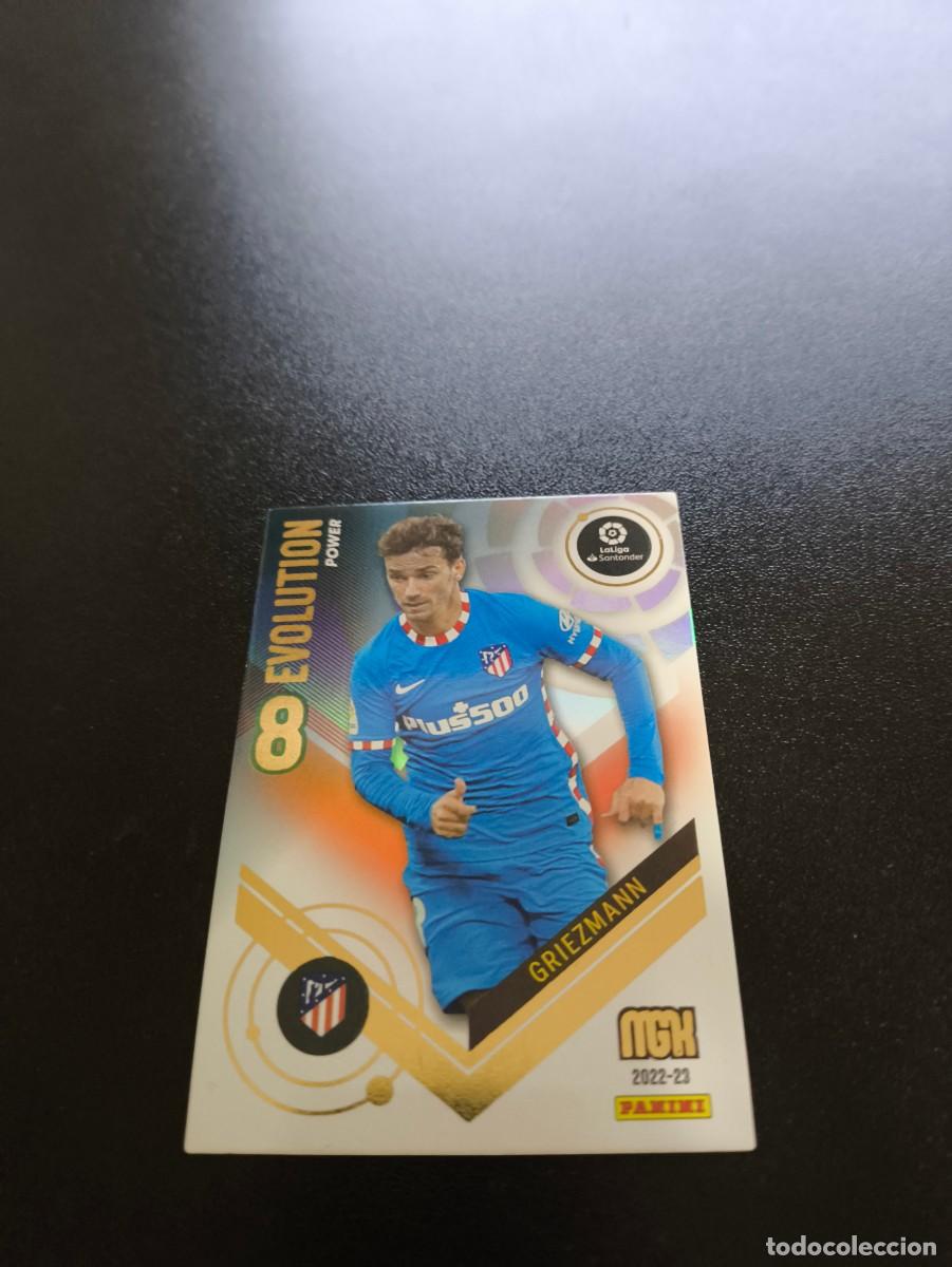 Cromos de f&uacute;tbol: P 388 Griezmann ATLETICO DE MADRID EVOLUTION POWER PANINI LIGA MEGACRACKS MGK 2022 2023 22 23 N ESTE
