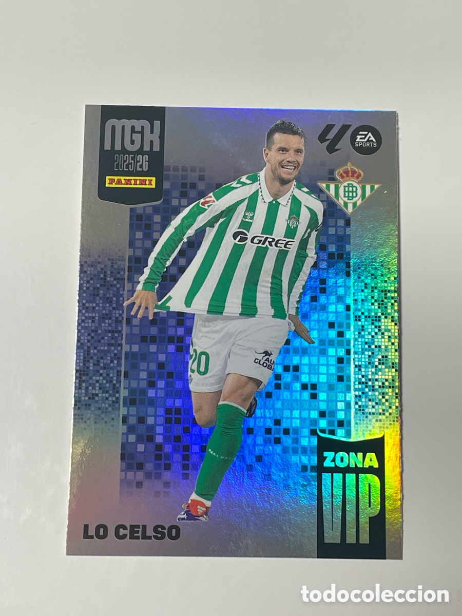 Cromos de f&uacute;tbol: Giovani Lo Celso Betis Panini Megacracks 2025/26 #401