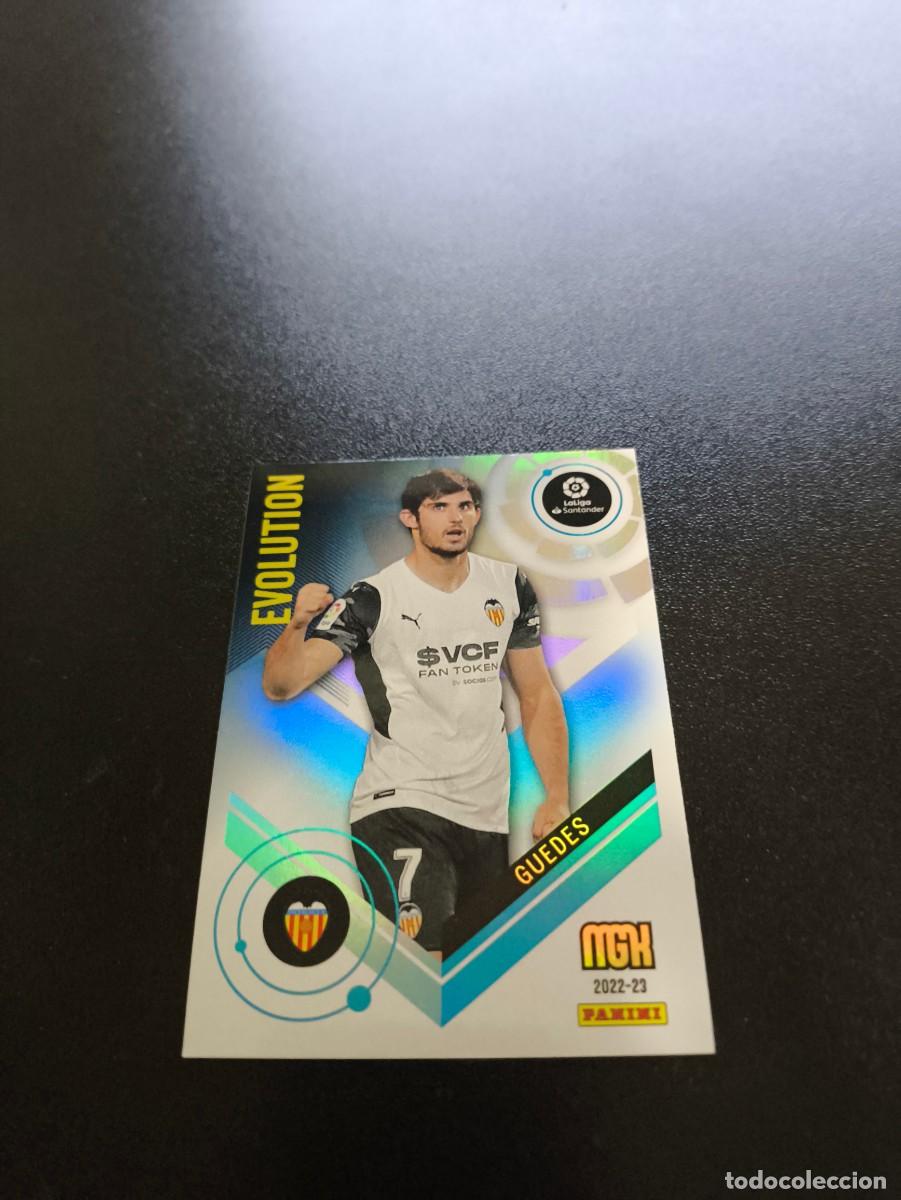 Cromos de f&uacute;tbol: 389 Guedes VALENCIA EVOLUTION PANINI LIGA MEGACRACKS MGK 2022 2023 22 23 NO ESTE
