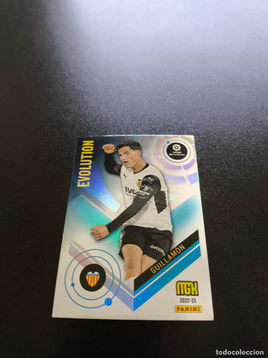 Cromos de f&uacute;tbol: 390 Guillam&oacute;n VALENCIA EVOLUTION PANINI LIGA MEGACRACKS MGK 2022 2023 22 23 NO ESTE