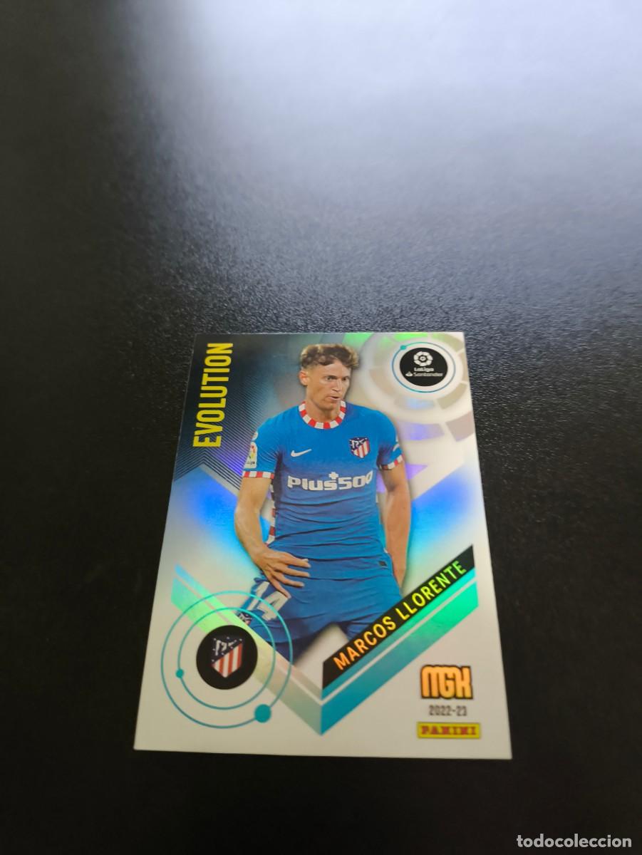 Cromos de f&uacute;tbol: 393 Marcos Llorente ATLETICO DE MADRID EVOLUTION PANINI LIGA MEGACRACKS MGK 2022 2023 22 23 NO ESTE