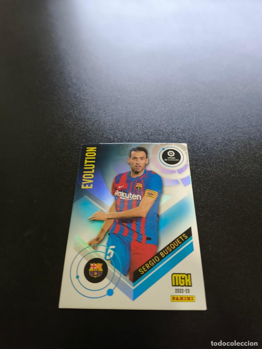 Cromos de f&uacute;tbol: 401 Sergio Busquets BARCELONA EVOLUTION PANINI LIGA MEGACRACKS MGK 2022 2023 22 23 NO ESTE