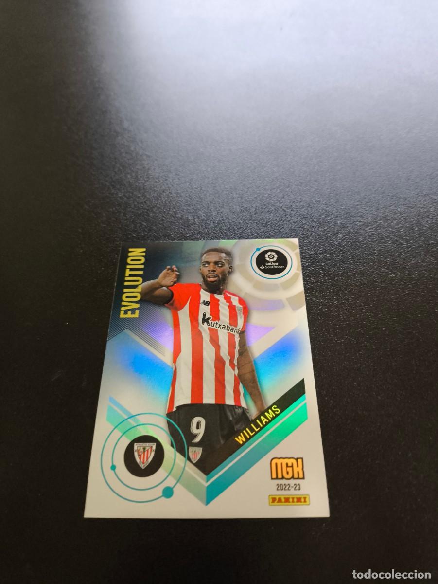 Cromos de f&uacute;tbol: 404 Williams ATHLETIC DE BILBAO EVOLUTION PANINI LIGA MEGACRACKS MGK 2022 2023 22 23 NO ESTE