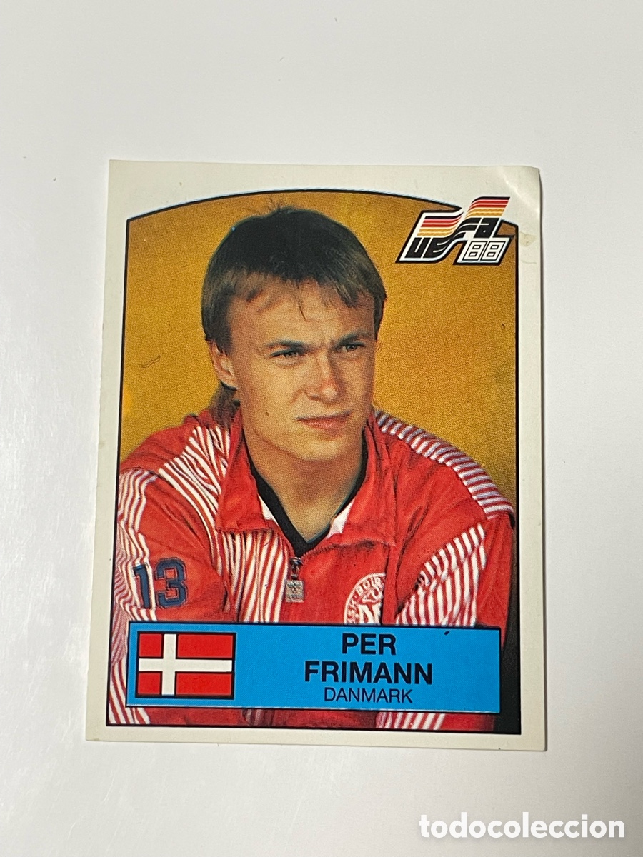 Cromos de f&uacute;tbol: Per Frimann Dinamarca Panini Euro 88 #118