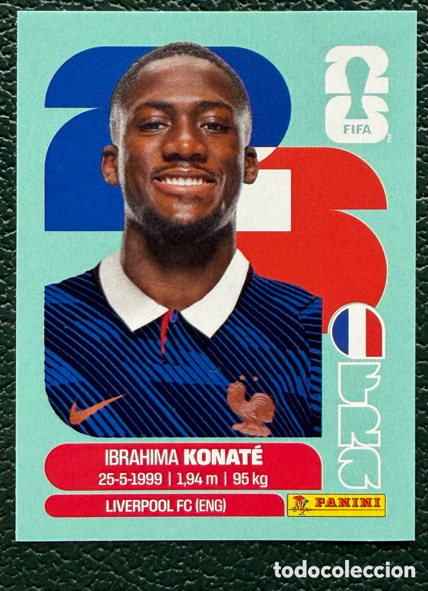 Figurine di Calcio: FRA 6 IBRAHIMA KONATE FRANCIA CROMOS ALBUM FIFA WORLD CUP MUNDIAL 2026 PANINI