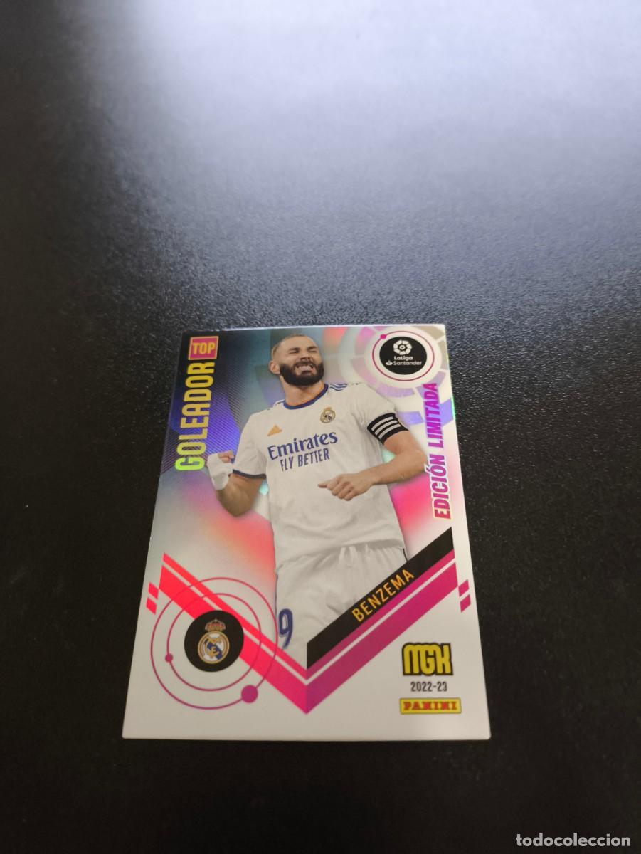 Cromos de f&uacute;tbol: BENZEMA REAL MADRID EDICION LIMITADA PANINI LIGA MEGACRACKS MGK 2022 2023 22 23 NO ESTE