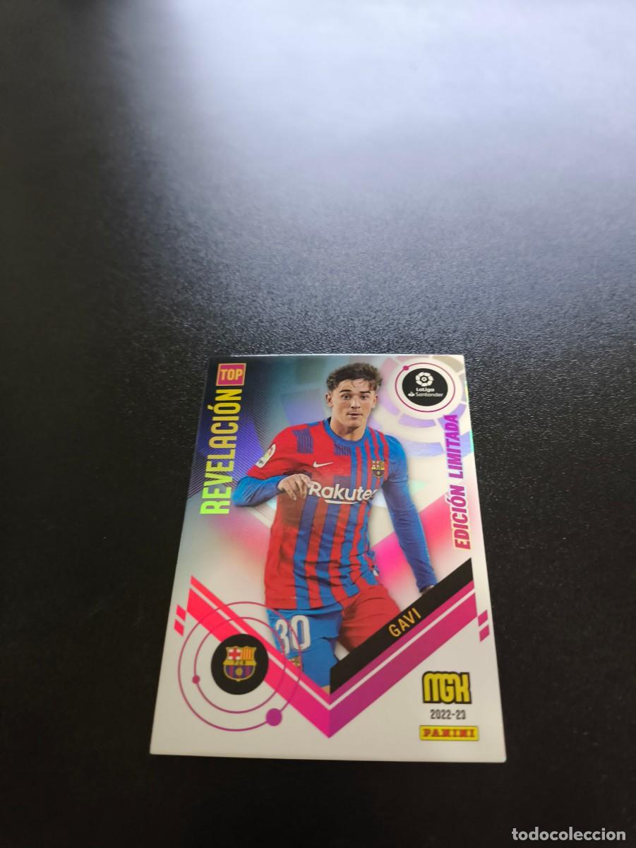 Cromos de f&uacute;tbol: GAVI BARCELONA EDICION LIMITADA PANINI LIGA MEGACRACKS MGK 2022 2023 22 23 NO ESTE
