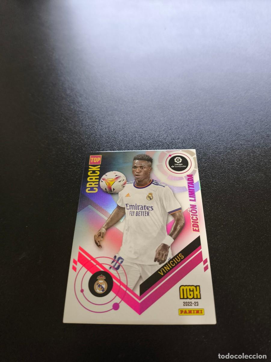 Cromos de f&uacute;tbol: VINICIUS REAL MADRID EDICION LIMITADA PANINI LIGA MEGACRACKS MGK 2022 2023 22 23 NO ESTE