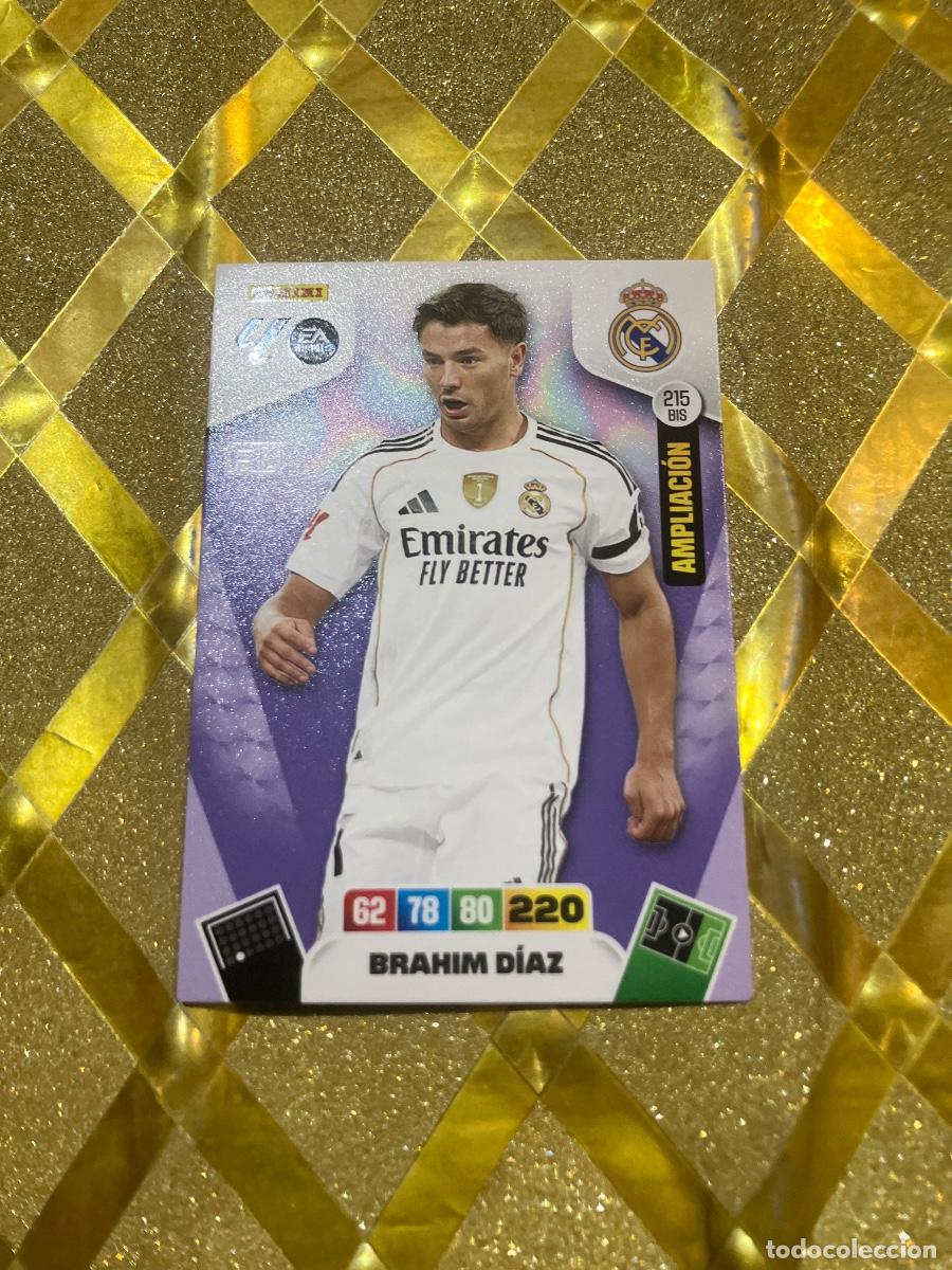 Cromos de f&uacute;tbol: CROMO DE FUTBOL 215 BIS BRAHIM DIAZ REAL MADRID POCKET BOX PLATINUM ADRENALYN XL 2025 2026 PANINI !