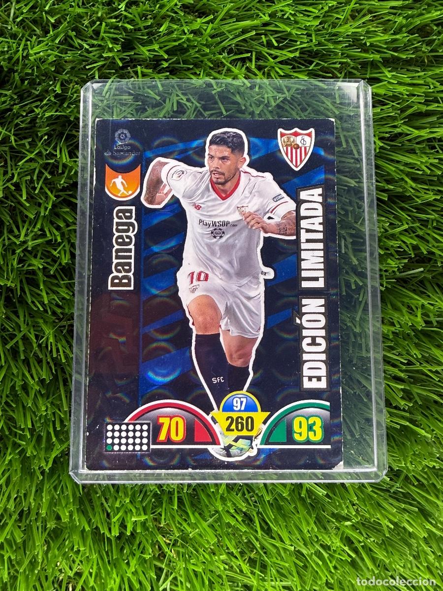 Cromos de f&uacute;tbol: Banega Edici&oacute;n Limitada Sevilla FC Adrenalyn XL 17 18