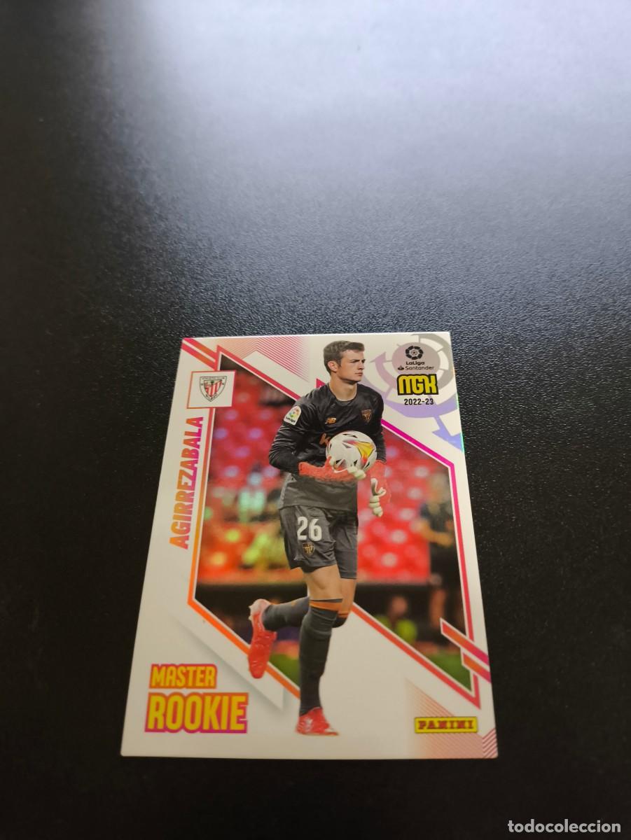 Cromos de f&uacute;tbol: 407 Agirrezabala ATHLETIC DE BILBAO MASTER ROOKIE PANINI LIGA MEGACRACKS MGK 2022 2023 22 23 NO ESTE