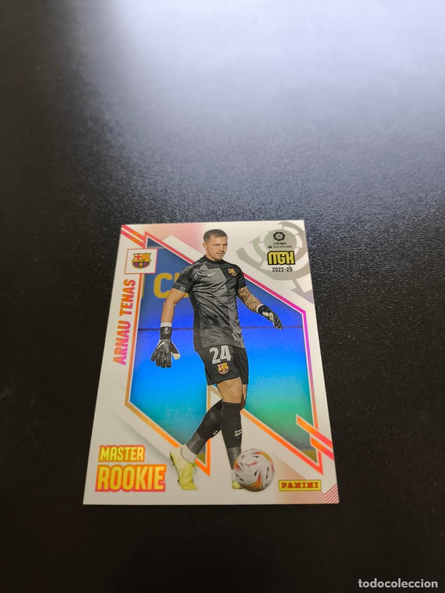 Cromos de f&uacute;tbol: 408 Arnau Tenas BARCELONA MASTER ROOKIE PANINI LIGA MEGACRACKS MGK 2022 2023 22 23 NO ESTE