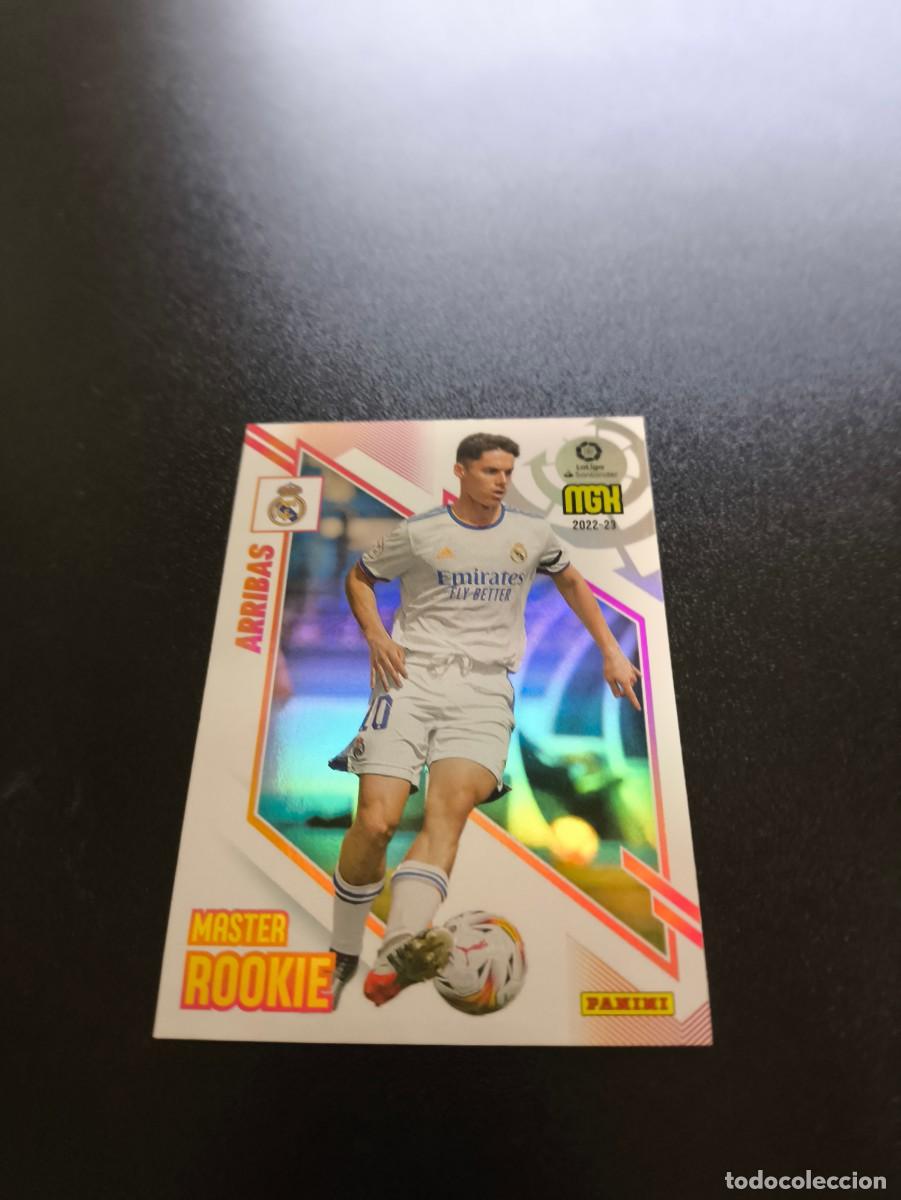 Cromos de f&uacute;tbol: 409 Arribas REAL MADRID MASTER ROOKIE PANINI LIGA MEGACRACKS MGK 2022 2023 22 23 NO ESTE