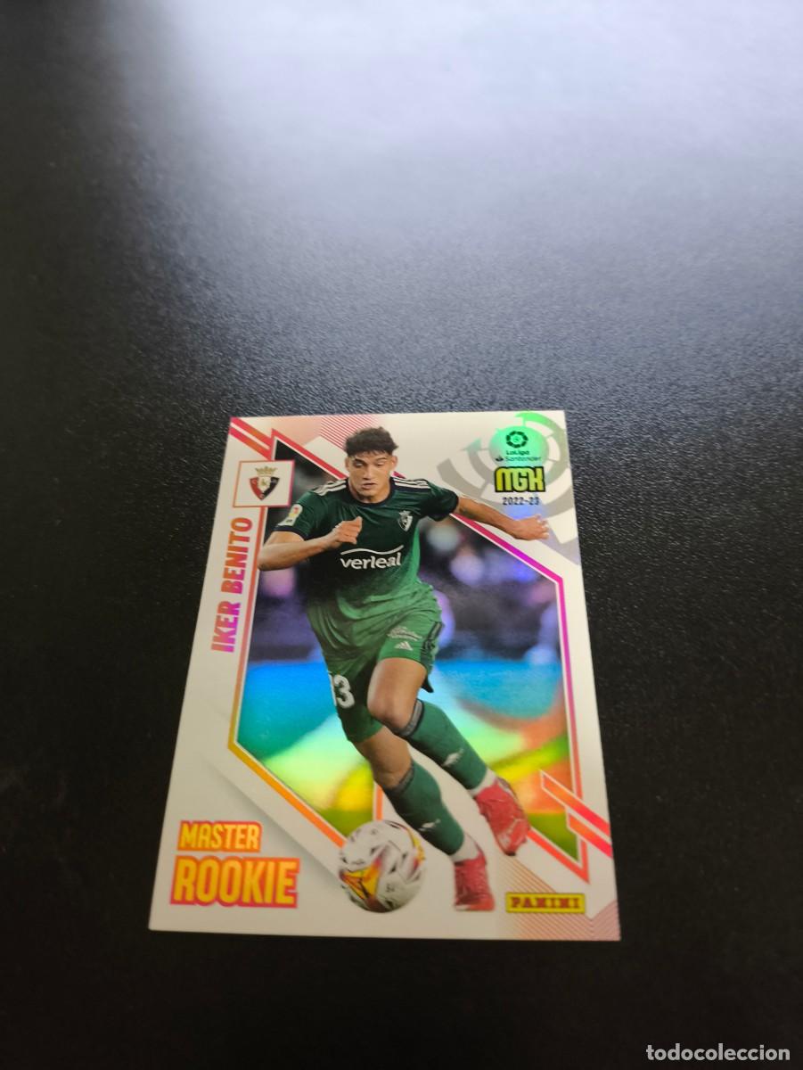 Cromos de f&uacute;tbol: 415 Iker Benito OSASUNA MASTER ROOKIE PANINI LIGA MEGACRACKS MGK 2022 2023 22 23 NO ESTE