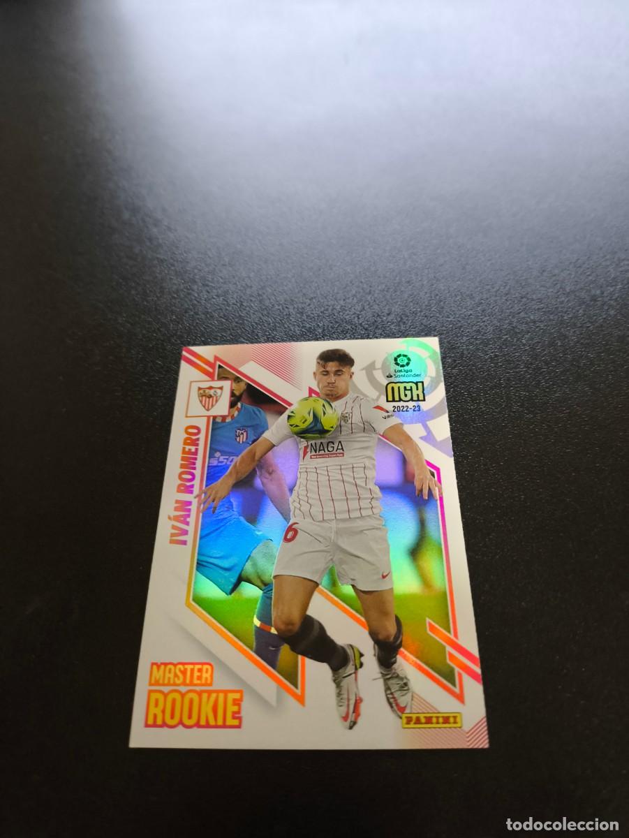Cromos de f&uacute;tbol: 416 Iv&aacute;n Romero SEVILLA MASTER ROOKIE PANINI LIGA MEGACRACKS MGK 2022 2023 22 23 NO ESTE