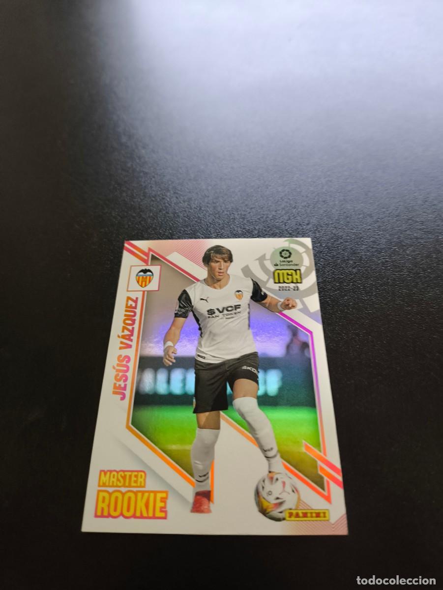 Cromos de f&uacute;tbol: 420 Jes&uacute;s V&aacute;zquez VALENCIA MASTER ROOKIE PANINI LIGA MEGACRACKS MGK 2022 2023 22 23 NO ESTE