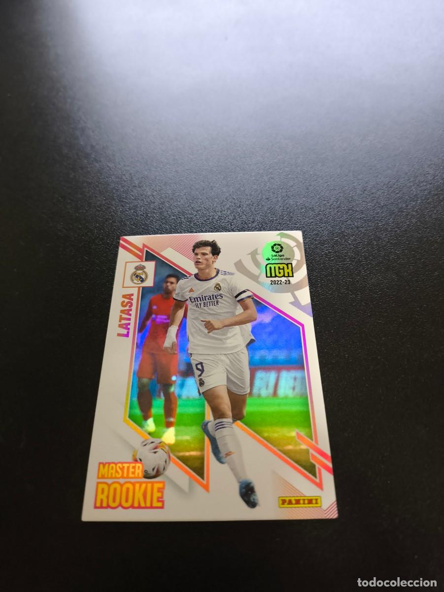 Cromos de f&uacute;tbol: 422 Latasa REAL MADRID MASTER ROOKIE PANINI LIGA MEGACRACKS MGK 2022 2023 22 23 NO ESTE