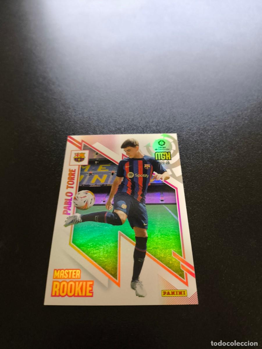 Cromos de f&uacute;tbol: 426 Pablo Torre BARCELONA MASTER ROOKIE PANINI LIGA MEGACRACKS MGK 2022 2023 22 23 NO ESTE
