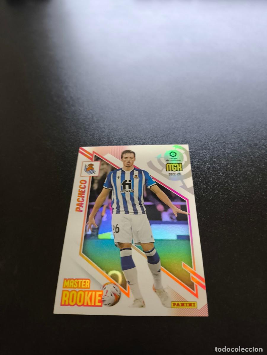 Cromos de f&uacute;tbol: 427 Pacheco REAL SOCIEDAD MASTER ROOKIE PANINI LIGA MEGACRACKS MGK 2022 2023 22 23 NO ESTE
