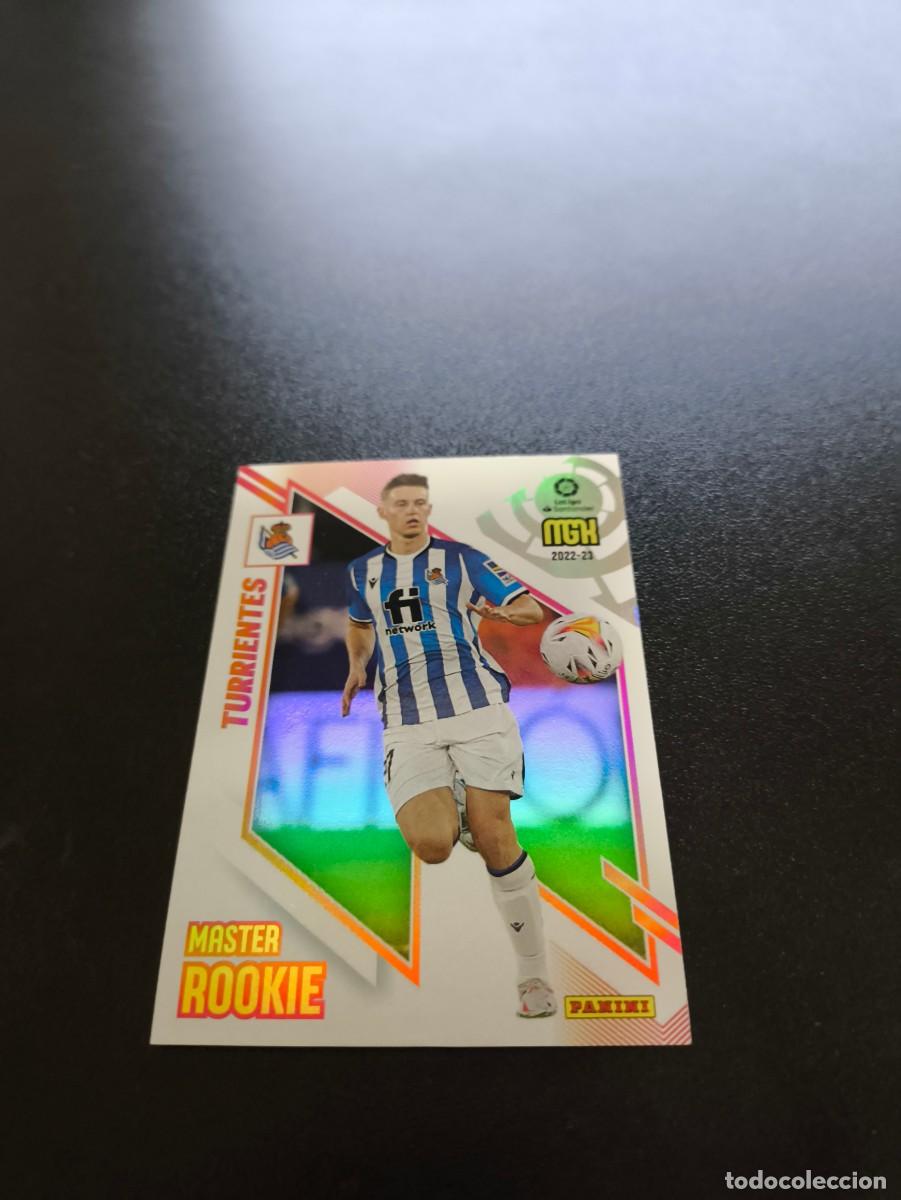 Cromos de f&uacute;tbol: 431 Turrientes REAL SOCIEDAD MASTER ROOKIE PANINI LIGA MEGACRACKS MGK 2022 2023 22 23 NO ESTE
