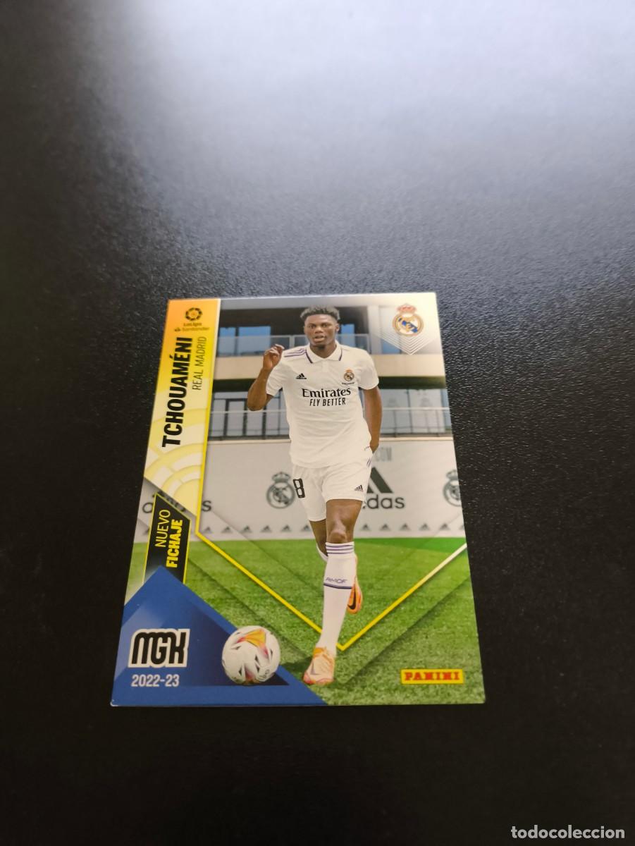Cromos de f&uacute;tbol: 433 Tchouam&eacute;ni REAL MADRID NUEVO FICHAJE PANINI LIGA MEGACRACKS MGK 2022 2023 22 23 NO ESTE