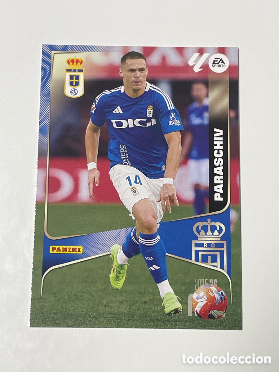 Cromos de f&uacute;tbol: Daniel Paraschiv Oviedo Panini Megacracks #2025/26 #287
