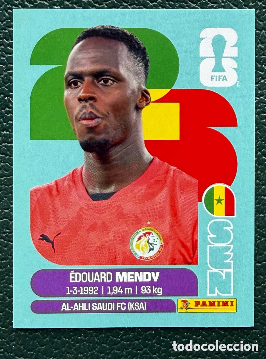 Cromos de f&uacute;tbol: SEN 2 EDOUARD MENDY SENEGAL CROMOS ALBUM FIFA WORLD CUP MUNDIAL 2026 PANINI